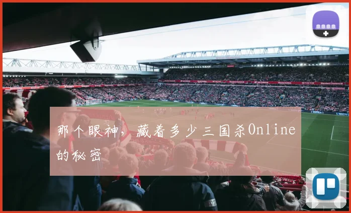 那个眼神，藏着多少三国杀Online的秘密