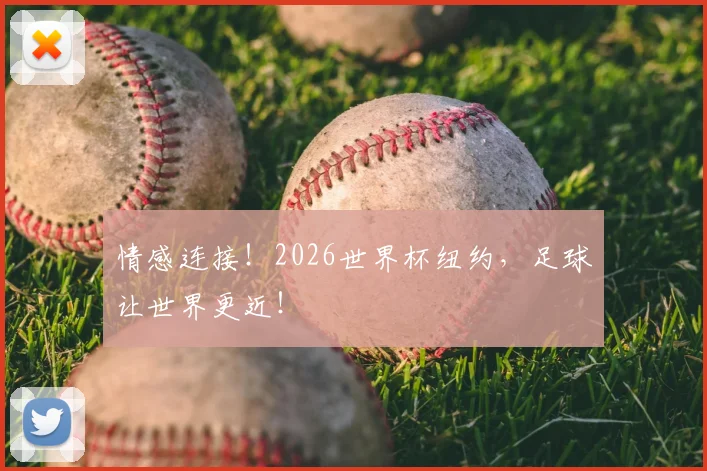 情感连接!2026世界杯纽约,足球让世界更近!